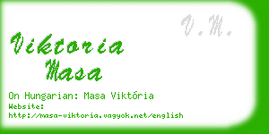 viktoria masa business card
