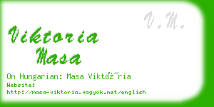 viktoria masa business card